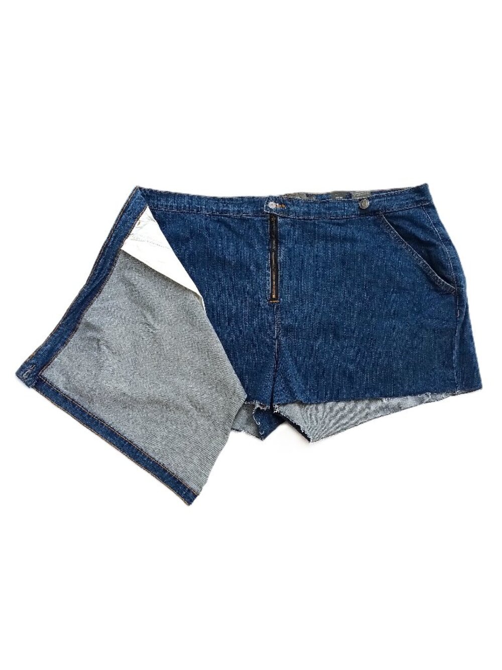 TORRID Mid-Rise Vintage Stretch Denim Skort. Plus Size 24 - Picture 7 of 15
